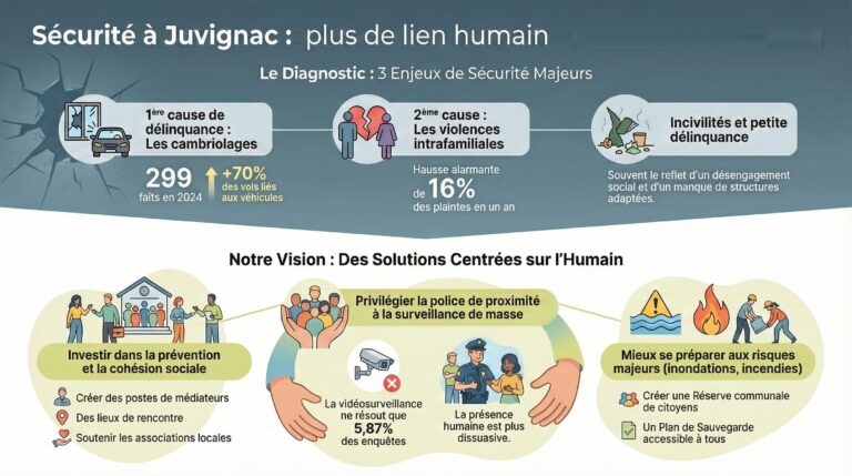 Tranquillité et sécurité publiques: notre programme