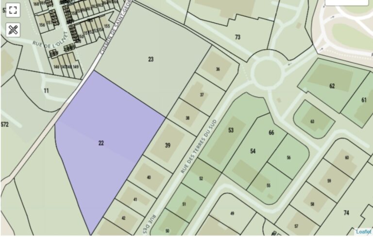 Implantation d’un complexe funéraire