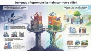 JUVIGNAC : Plus de 10 ans de décisions sans concertation. Il est temps de changer de méthode.